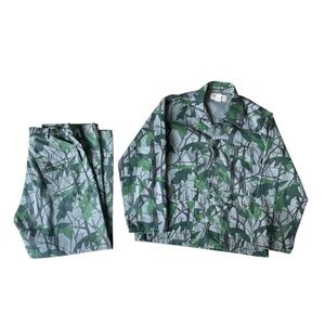 Vintage Mirage Camouflage Military Ranger Jacket pants set Camo streetwear hunt